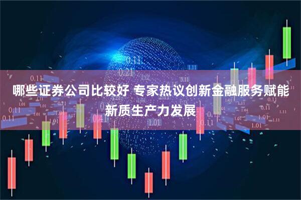 哪些证券公司比较好 专家热议创新金融服务赋能新质生产力发展