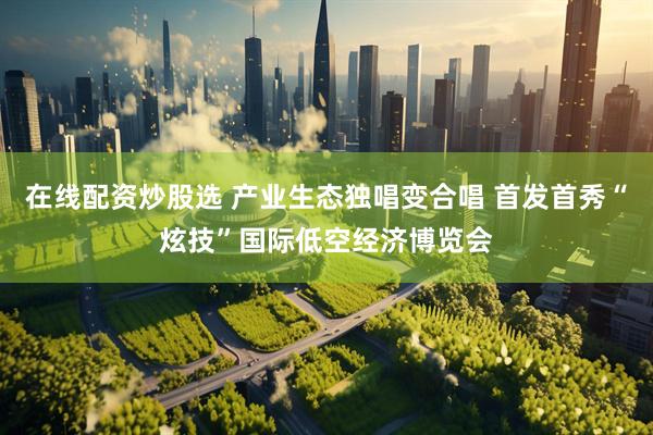 在线配资炒股选 产业生态独唱变合唱 首发首秀“炫技”国际低空经济博览会